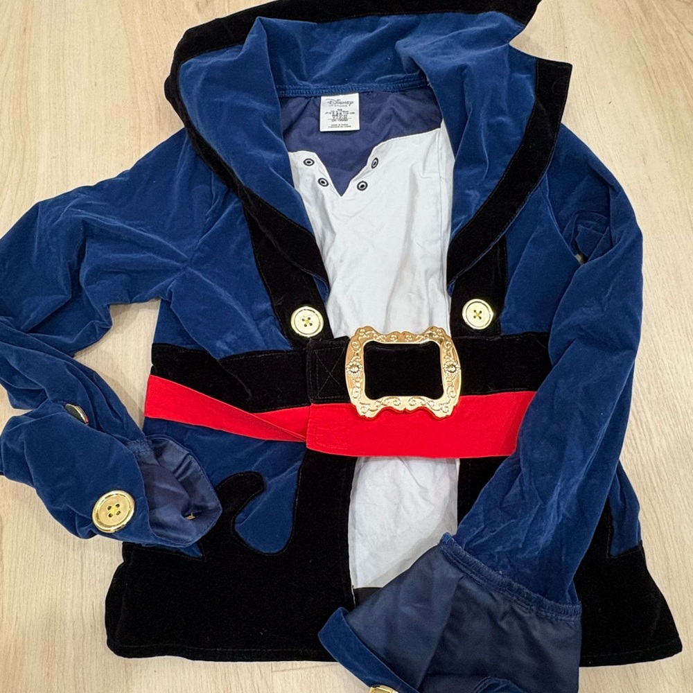 Pirate Adventure Kids Costume with Red Belt Disney Brand